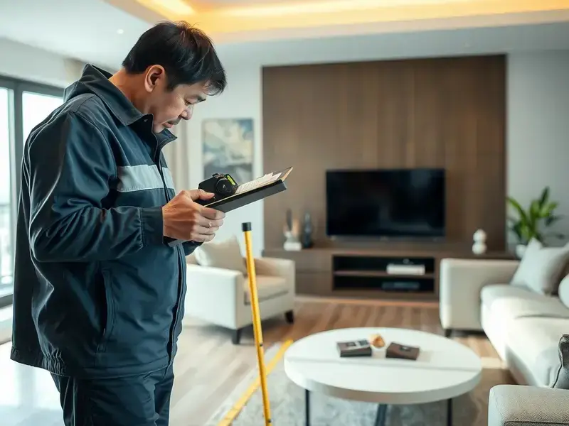 下地調整の様子